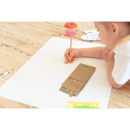 Caixa de cartão com 12 lápis de cor 51746 CROCO. em São José do Rio Preto, SP por Public Gráfica e Brindes