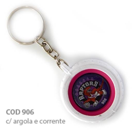 Chaveiros Plásticos 906 - Chaveiro Rodinha Branca em São José do Rio Preto, SP por Public Gráfica e Brindes