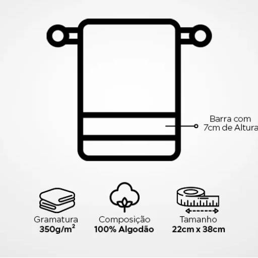 Toalha de Lavabinho para estampa Sublimática 350g/m² - Print em São José do Rio Preto, SP por Public Gráfica e Brindes