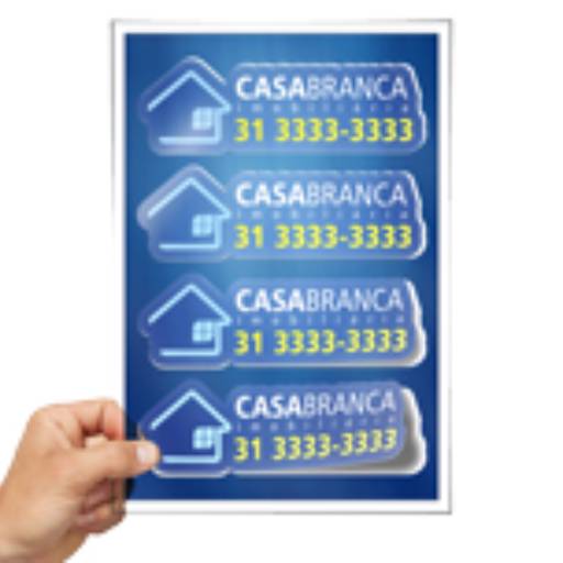 ADESIVO FOLHA 330X480MM COM CORTE ESPECIAL em São José do Rio Preto, SP por Public Gráfica e Brindes