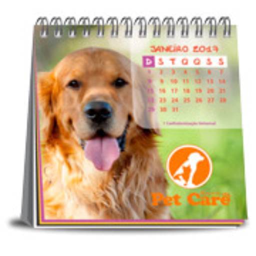 CALENDÁRIO DE MESA WIRE O COM 12 PAGINAS em São José do Rio Preto, SP por Public Gráfica e Brindes