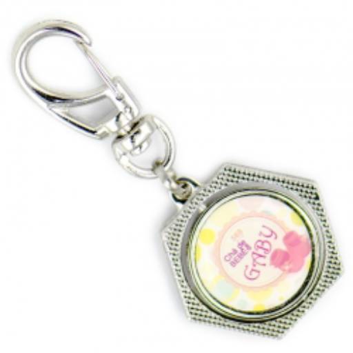 Chav. Medalha ou Pingente COD 568 - Giratório Sextavado em São José do Rio Preto, SP por Public Gráfica e Brindes