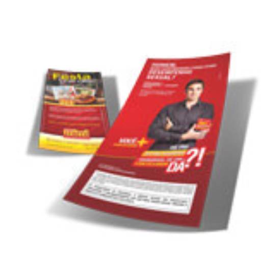 PANFLETOS, FLYERS E FOLHETOS APERGAMINHADO 240G em São José do Rio Preto, SP por Public Gráfica e Brindes
