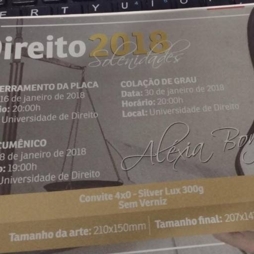 Convites de Casamento e Aniversário por Public Gráfica e Brindes