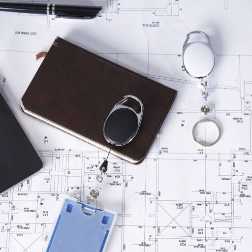 14746 Chaveiro Retrátil Mosquetão em São José do Rio Preto, SP por Public Gráfica e Brindes