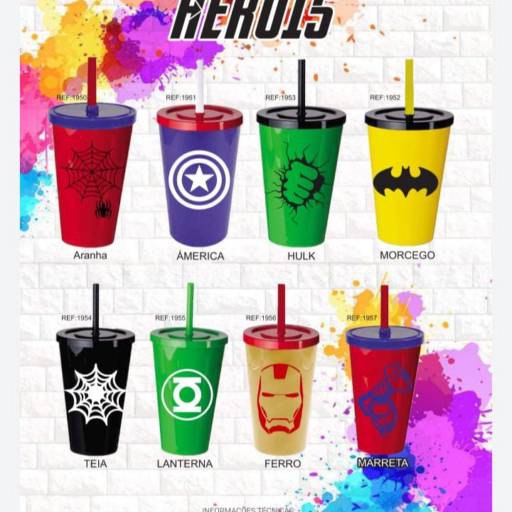 Copos temáticos 500 ml em São José do Rio Preto, SP por Public Gráfica e Brindes