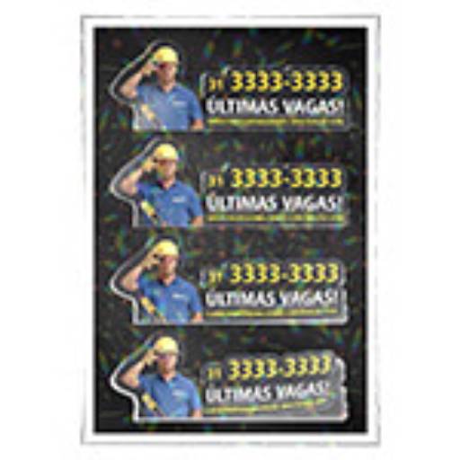 ADESIVO FOLHA 330X480MM SEM CORTE em São José do Rio Preto, SP por Public Gráfica e Brindes