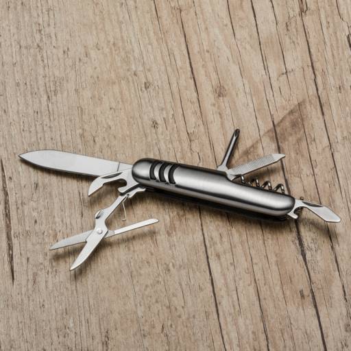 01263 Canivete Metal 7 funções em São José do Rio Preto, SP por Public Gráfica e Brindes