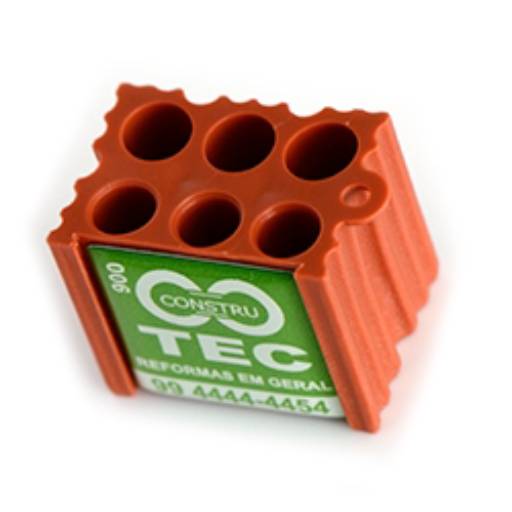 Chaveiros Plásticos COD 900 - Tijol em São José do Rio Preto, SP por Public Gráfica e Brindes