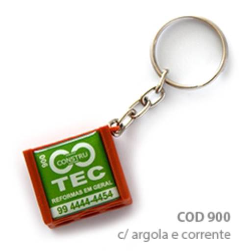 Chaveiros Plásticos COD 900 - Tijol em São José do Rio Preto, SP por Public Gráfica e Brindes