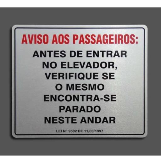 Etiquetas de Elevadores em São José do Rio Preto, SP por Public Gráfica e Brindes