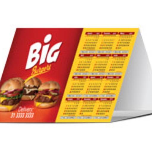 CALENDÁRIO DE MESA BÁSICO COUCHÊ 300G em São José do Rio Preto, SP por Public Gráfica e Brindes