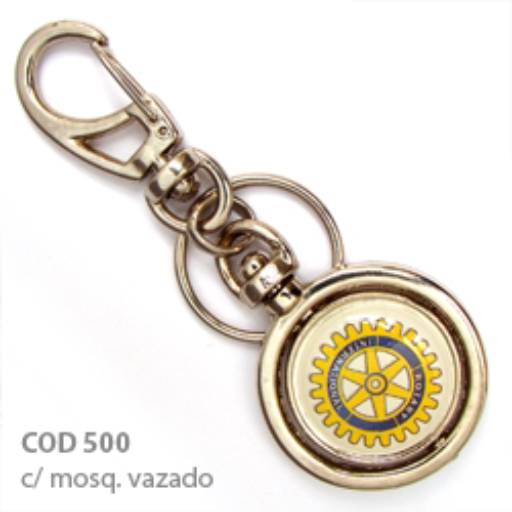 Chav. Medalha ou Pingente COD 500 - Giratório Redondo em São José do Rio Preto, SP por Public Gráfica e Brindes