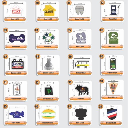 Aromatiza Car Personalizado - Múltiplo de 100 em São José do Rio Preto, SP por Public Gráfica e Brindes