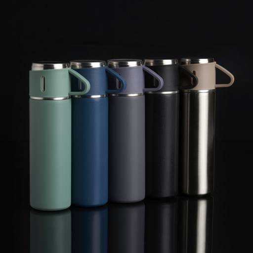 18639 Garrafa Térmica Inox 450ml em São José do Rio Preto, SP por Public Gráfica e Brindes