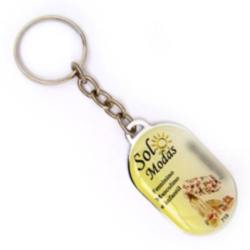 Chav. Chapinha Metálica COD 719 - Chapinha Oval em São José do Rio Preto, SP por Public Gráfica e Brindes