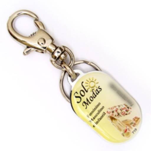 Chav. Chapinha Metálica COD 719 - Chapinha Oval em São José do Rio Preto, SP por Public Gráfica e Brindes