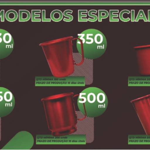 Canecas de alumínio em São José do Rio Preto, SP por Public Gráfica e Brindes