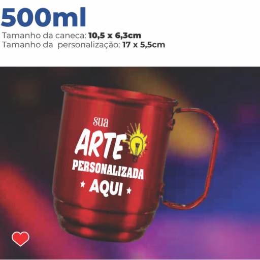 Canecas de alumínio em São José do Rio Preto, SP por Public Gráfica e Brindes
