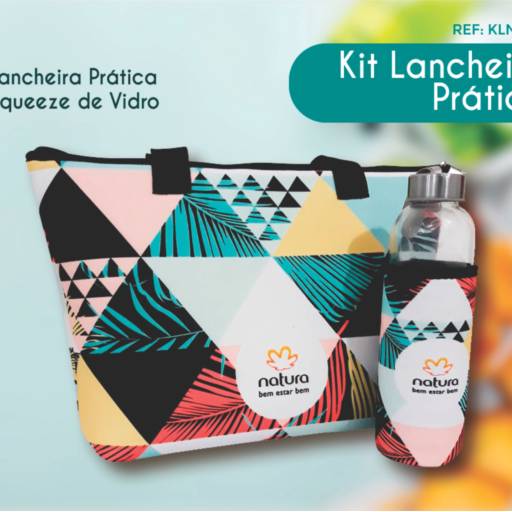 Lancheira Personalizada em Neoprene em São José do Rio Preto, SP por Public Gráfica e Brindes