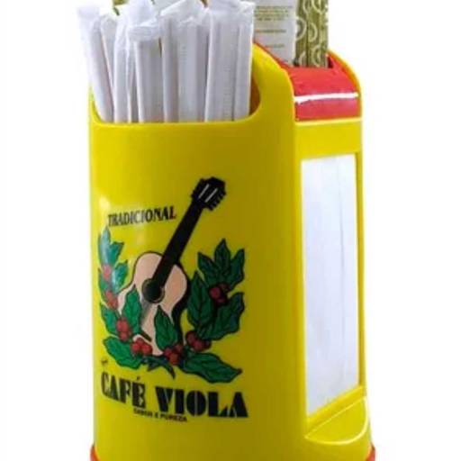 055P Tri Compact - Porta guardanapos, canudos e sachês em São José do Rio Preto, SP por Public Gráfica e Brindes