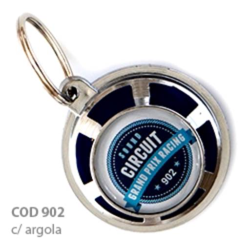 Chaveiros Plásticos COD 902 - Alto Falante Prata em São José do Rio Preto, SP por Public Gráfica e Brindes