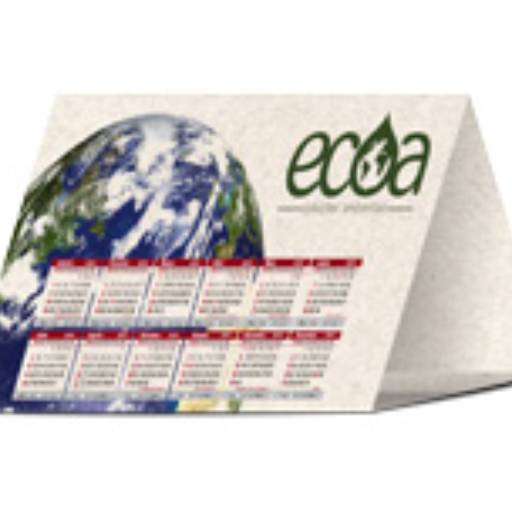 CALENDÁRIO DE MESA BÁSICO RECICLATO 250G em São José do Rio Preto, SP por Public Gráfica e Brindes