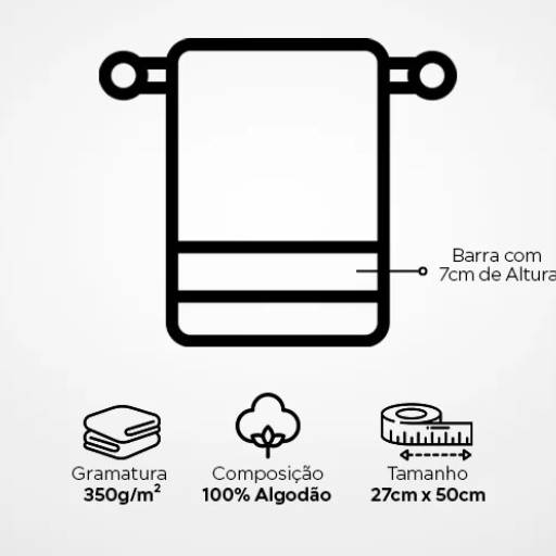 Toalha de Lavabo para estampa Sublimática 350g/m² - Print em São José do Rio Preto, SP por Public Gráfica e Brindes