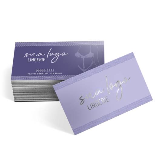 Cartões Auto Padrão hot stamp em São José do Rio Preto, SP por Public Gráfica e Brindes