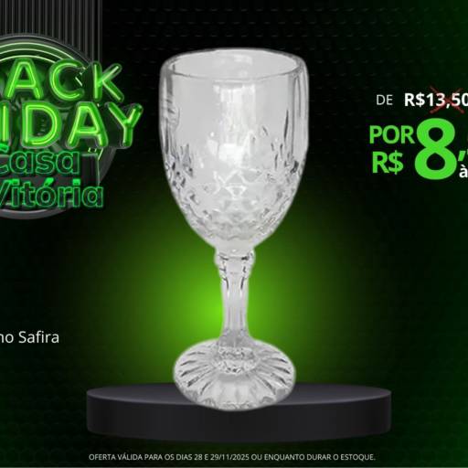 Taça de Vinho Safira 180ml por Casa Vitória