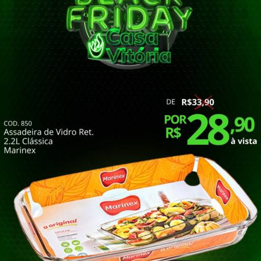 Assadeira de Vidro por Casa Vitória