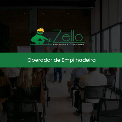 Treinamento para Operador de Empilhadeira por Zello Consultoria - Engenharia Ambiental e Segurança do Trabalho