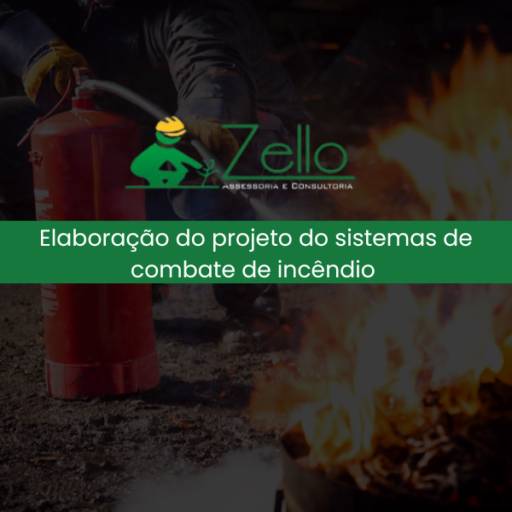 Elaboração do projeto do sistemas de combate de incêndio  por Zello Consultoria - Engenharia Ambiental e Segurança do Trabalho