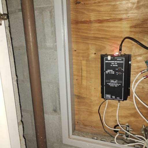 Antena Proeletronic 38 elementos instalada para coletiva no bairro Vila América Santo André em 05/12/2025 por Luiz Carlos Antenista