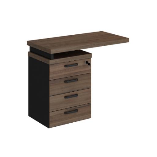 GAVETEIRO COM EXTENSÃO 04 GAVETAS - START por LP Home & Office