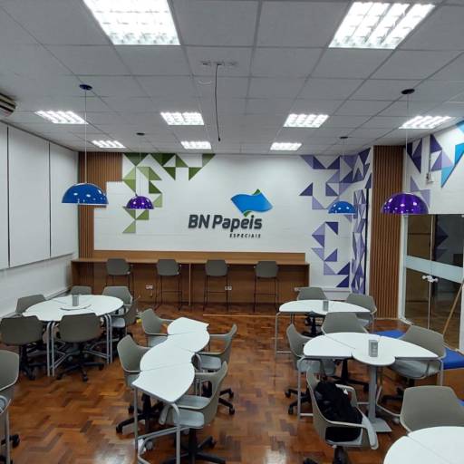 Projeto Institucional - BN Papéis (SENAI) por Ana Herrera - Engenharia, Arquitetura e Interiores