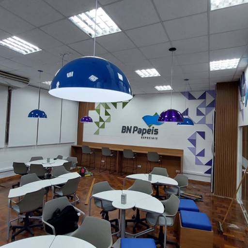 Projeto Institucional - BN Papéis (SENAI) por Ana Herrera - Engenharia, Arquitetura e Interiores