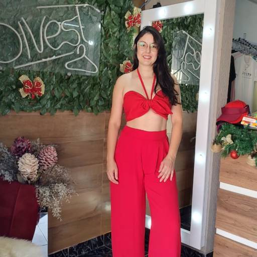 Cropped de Linho e Pantalona Duna em São Manuel