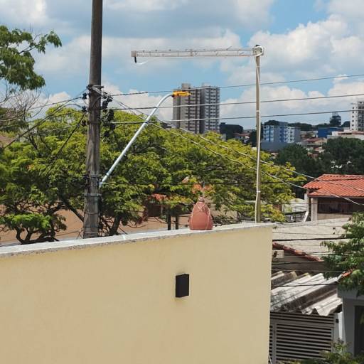 Antena Proeletronic 38 elementos instalada para dois pontos no bairro Jardim Cambuí Santo André em 07/01/2026