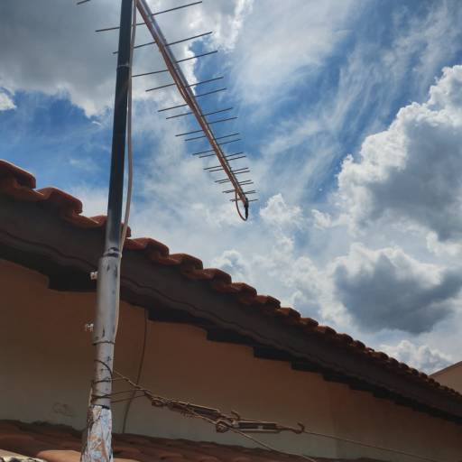 Conserto de antena Imagevox 18 elementos instalada para cinco pontos no bairro Parque Erasmo Assunção em 13/01/2026
