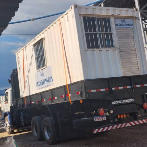 Transporte de Container em Curvelo MG com Segurança