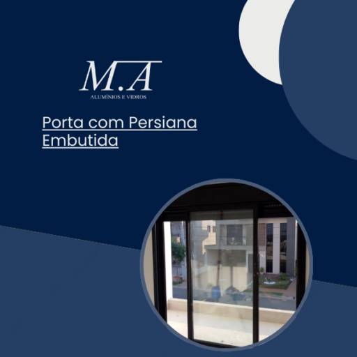 Porta com Persiana Embutida