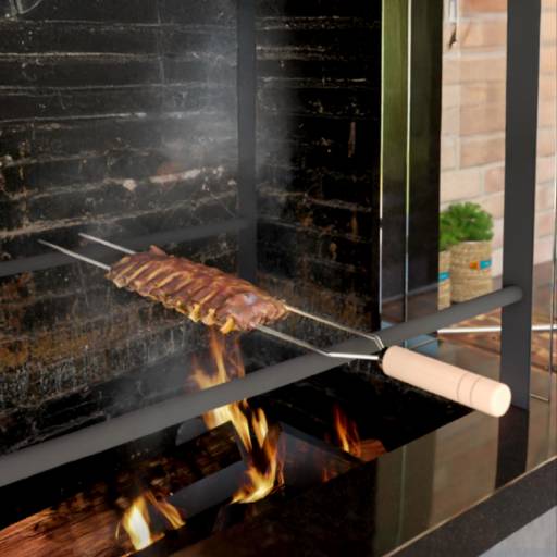 Espeto Duplo para Churrasco
