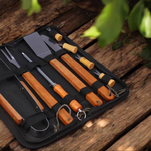 Kit Utensílios Para Churrasco em Estojo