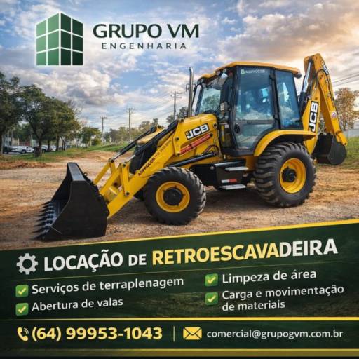 Locação de Retroescavadeira