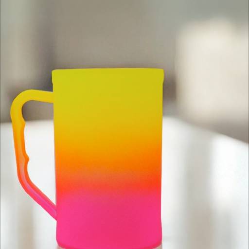 Caneca Com Degradê Colorido