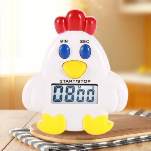 Mini Temporizador De Cozinha Formato De Frango