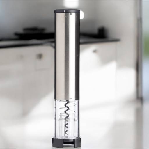Saca-Rolhas Elétrico Com LED 