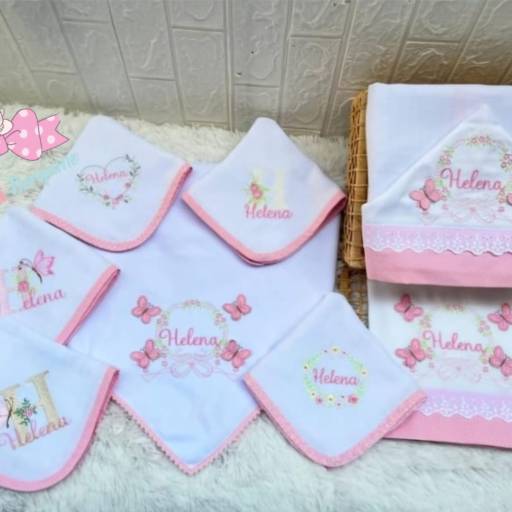 Kit de Fraldas com Toalha – Enxovais para Bebê