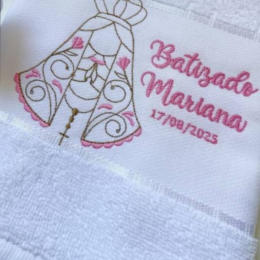 Toalha Batizado Mariana – Enxovais Bebê